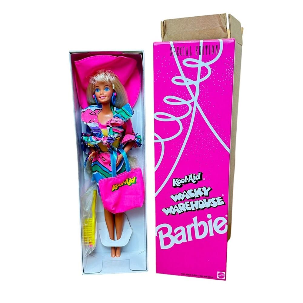 Vintage 1994 Barbie Kool Aid Wacky Warehouse MIB NRFB